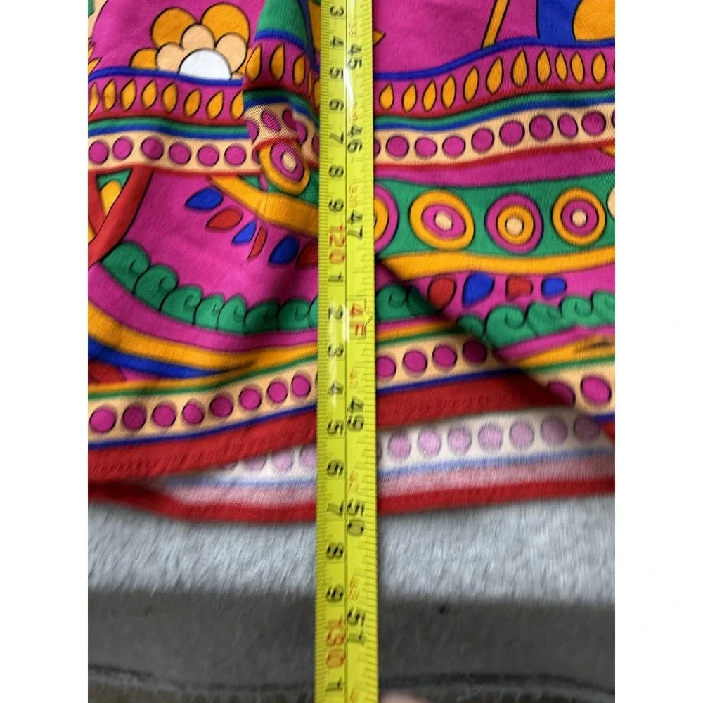 Adrianna Papell Womens Maxi Dress Size 6 Paisley Boho V Neck Balloon Sleeve - Picture 13 of 16